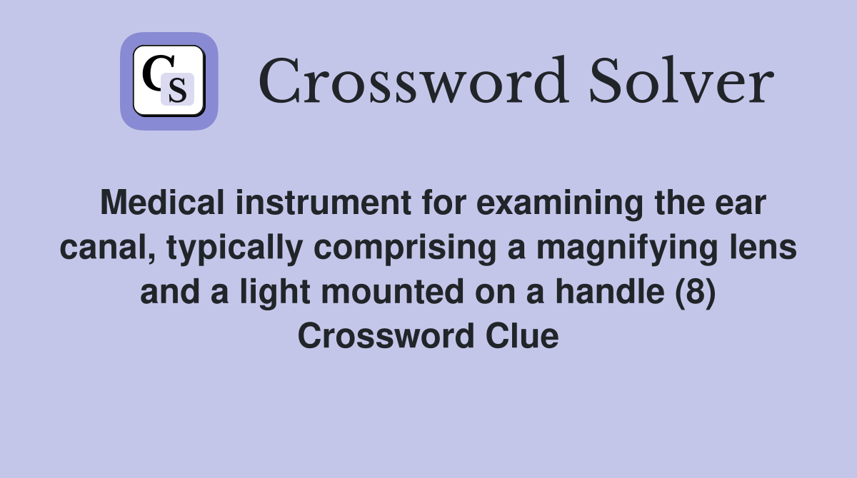 Medical instrument for examining the ear canal, typically comprising a